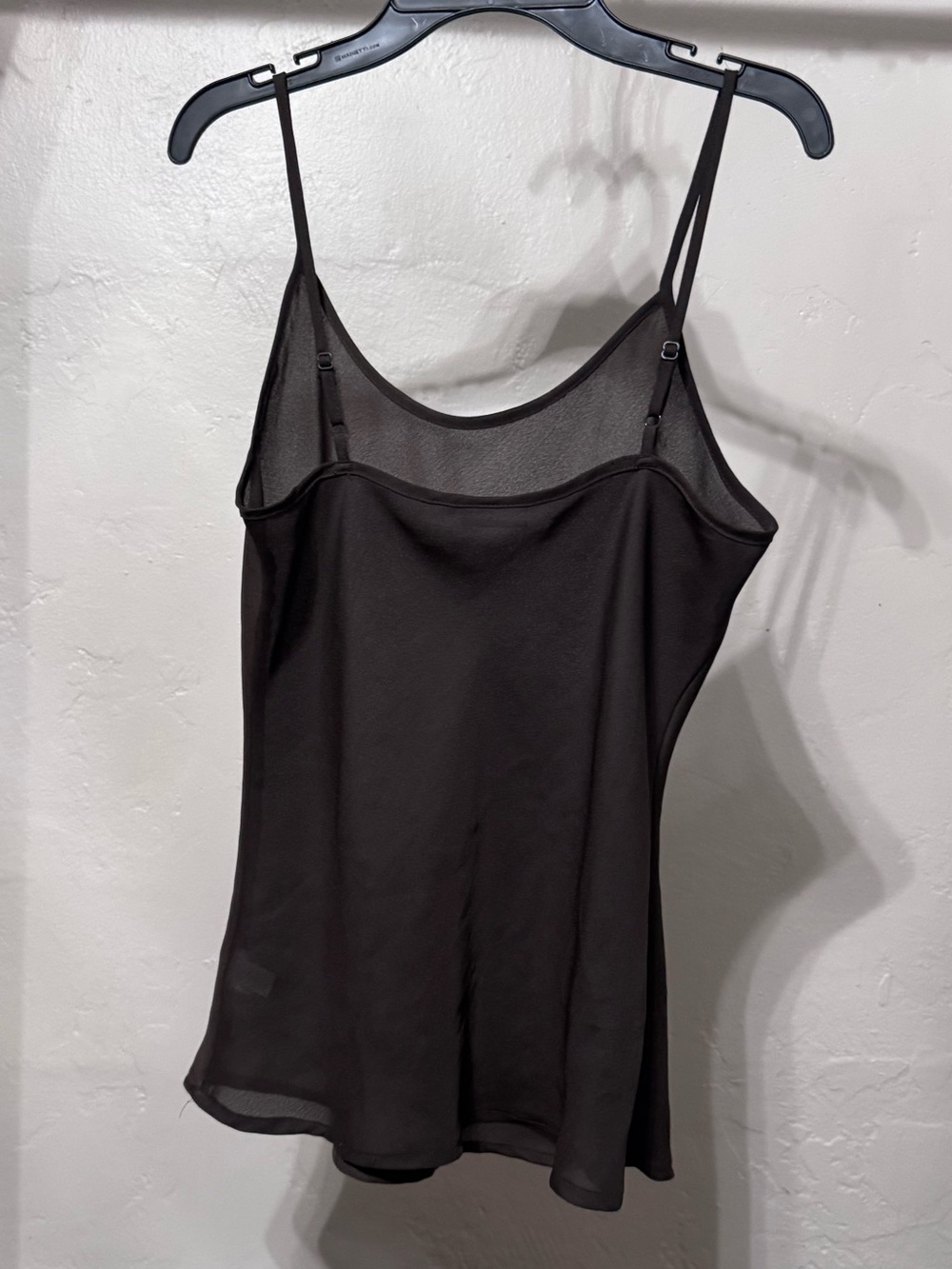 Apt. 9 Black Sheer Spaghetti-Strap Camisole Top - Picture 4 of 7
